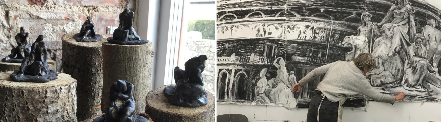Gweithdai Oedolion gydag Artistiaid Preswyl Christine Mills a Siw Hughes 