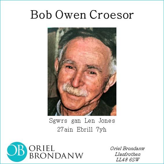 Talk: Bob Owen Croesor