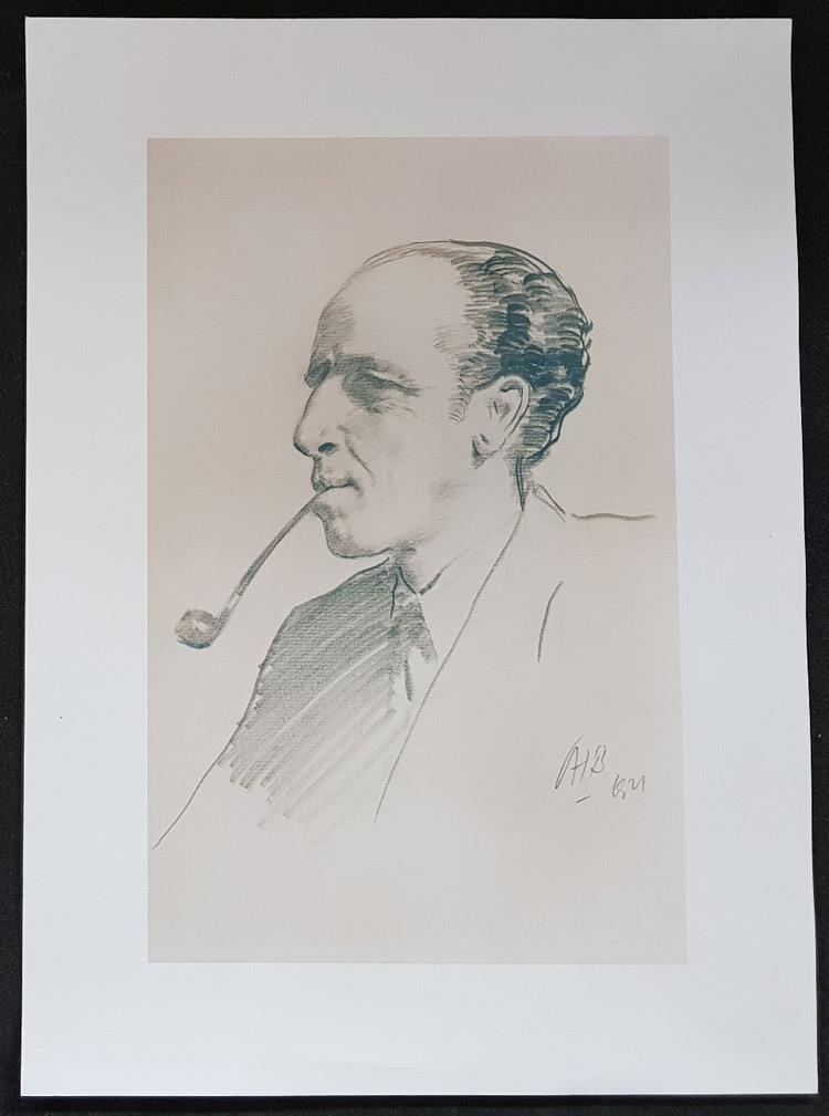Clough portrait by Oswald Birley 1921