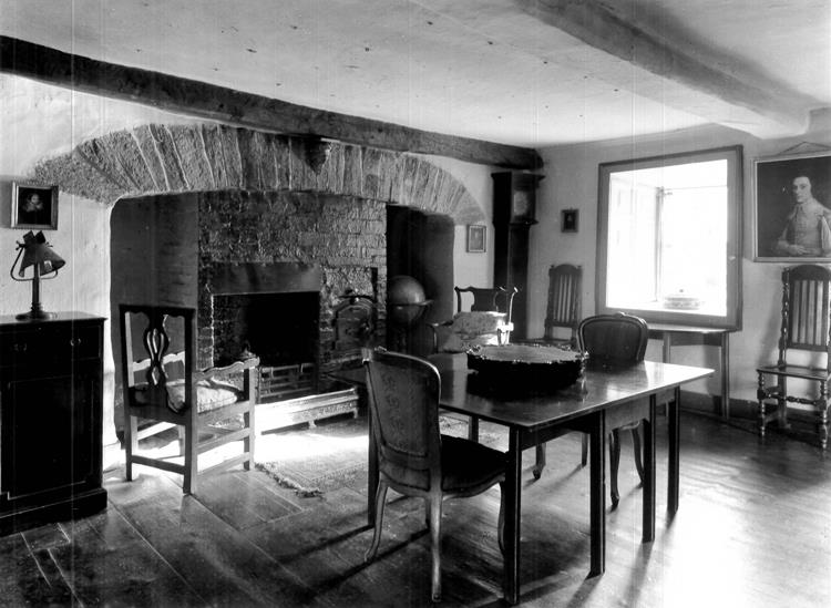 Plas Brondanw's Dining Room, for Country Life, 1930.
